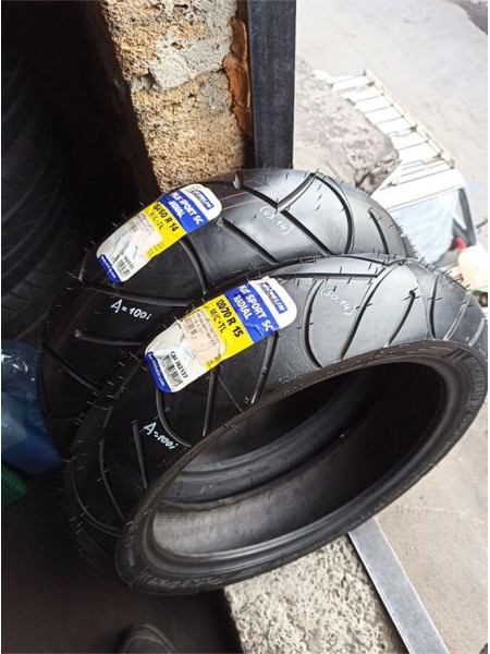 Комлект БУ Мотошин Michelin 160/60-14 и 120/70-15 Pilot Sport TL