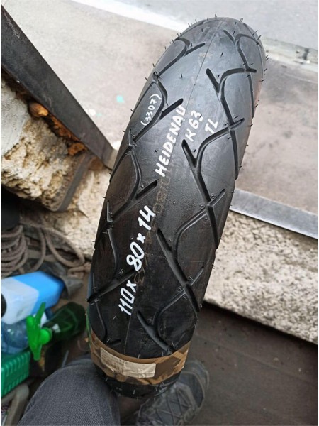 Мотошина БУ Heidenau 110/80-14 K-63 TL