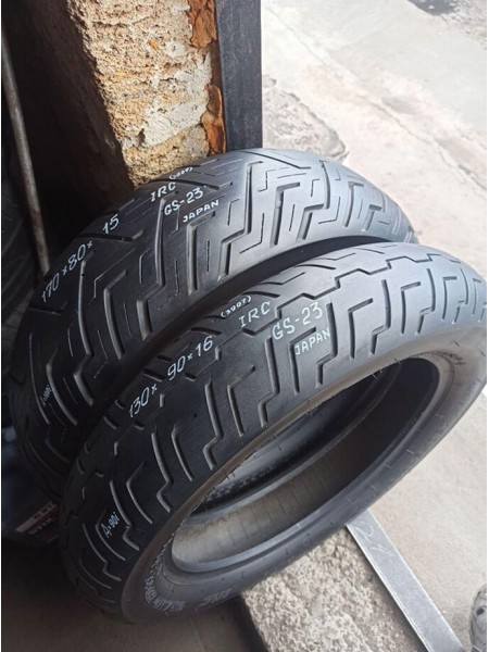 Комлект БУ Мотошин IRC 170/80-15 и 130/90-16 GS-23 TL