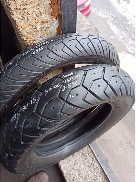 Комлект БУ Мотошин Bridgestone 140/90-15 и 100-90-19 G-535 G536 TL Комлект БУ Мотошин Bridgestone 140/90-15 и 100-90-19 G-535 G536 TL