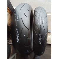 Комлект БУ Мотошин Dunlop 160/60-17 и 120/70-17 D-214 TL