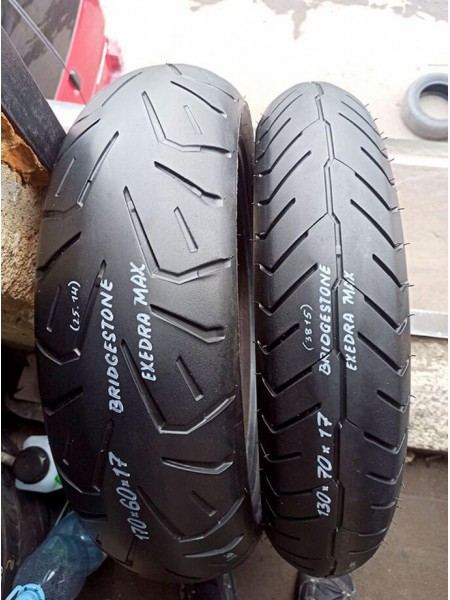 Комлект БУ Мотошин Bridgestone 170/60-17 и 130/70-17 Exedra Max Mean Street TL