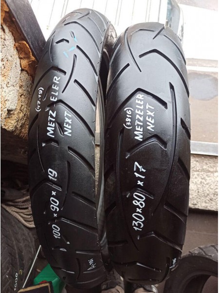 Комплект БУ Мотошин Metzeler 130/80-17 и 100/90-19 Next TL