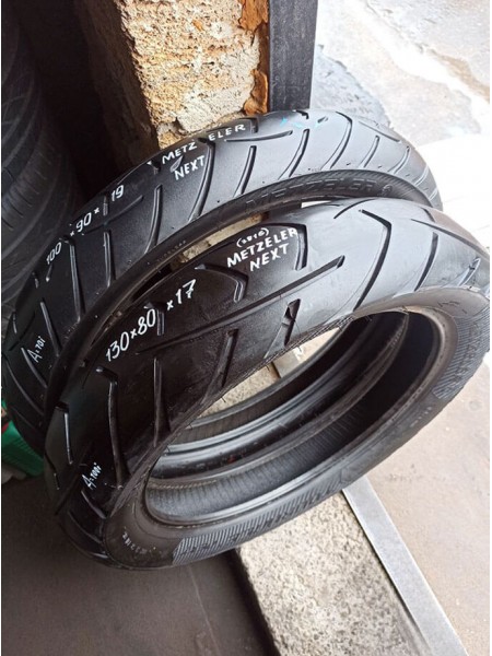 Комплект БУ Мотошин Metzeler 130/80-17 и 100/90-19 Next TL