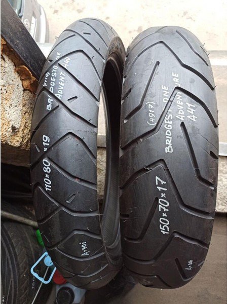 Комлект БУ Мотошин Bridgestone 150/70-17 и 110/80-19 Adventure A41 TL