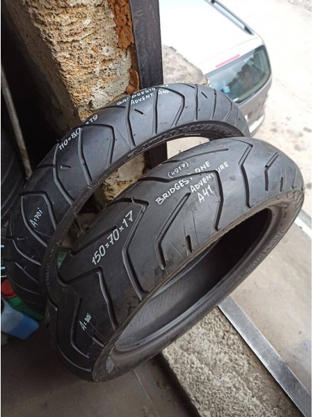 Комлект БУ Мотошин Bridgestone 150/70-17 и 110/80-19 Adventure A41 TL