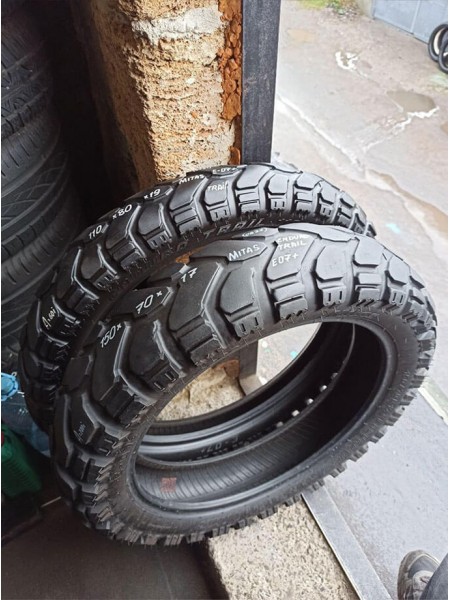 Комлект БУ Мотошин Mitas 150/70-17 и 110/80-19 Enduro Trail E07 TL