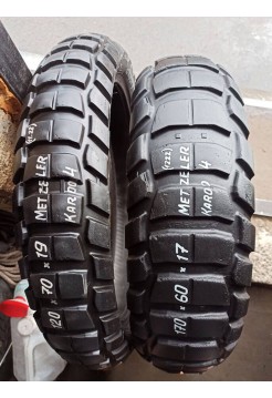 Комлект БУ Мотошин Metzeler 170/60-17 и 120/70-19 Karoo 4 TL