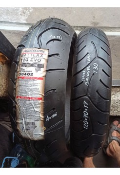 Комлект БУ Мотошин Bridgestone 180/55-17 и 120/70-17 T-30 TL