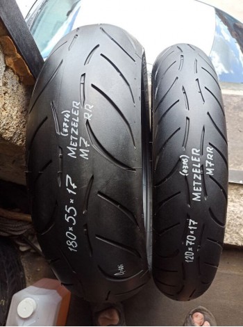 Шины для мотоцикла Metzeler 180/55-17 и 120/70-17 M7 TL