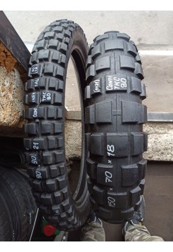 Комлект БУ Мотошин Continental 150/70-18 и 90/90-21 TKC-80 TL