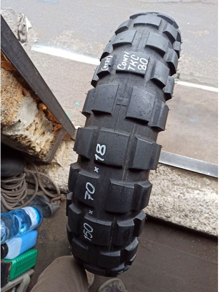 Комлект БУ Мотошин Continental 150/70-18 и 90/90-21 TKC-80 TL