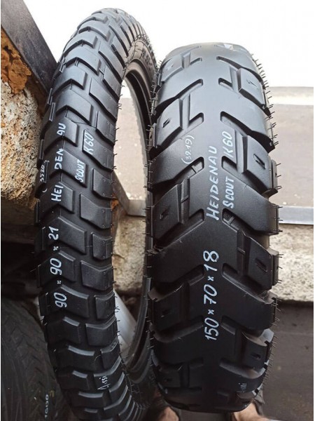 Комлект БУ Мотошин Heidenau 150/70-18 и 90/90-21 Scout K60 TL