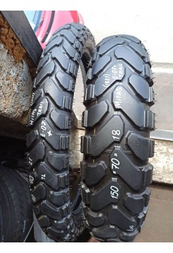 Комлект БУ Мотошин Mitas 150/70-18 и 90/90-21 Trial E-07 TL