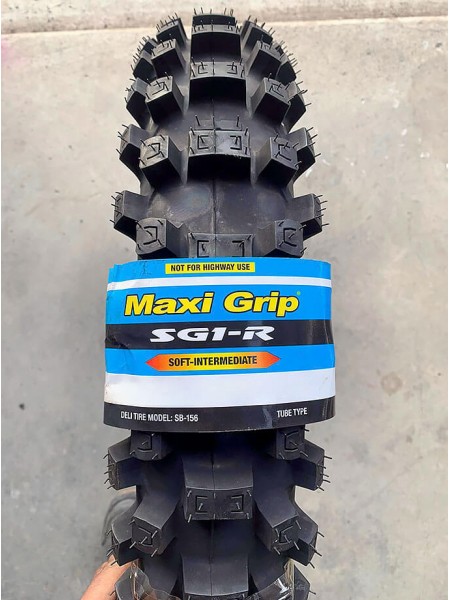 Мотошина Deli Tire 80/100-12 Maxi Grip SG1-R SB-156 TT 50M Мотошина Deli Tire 80/100-12 Maxi Grip SG1-R SB-156 TT 50M