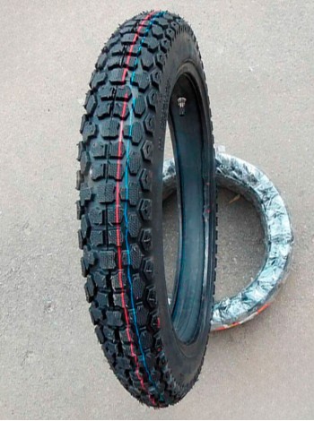 Купить покрышку на мотоцикл Kit 3.50-18 TT шиповка