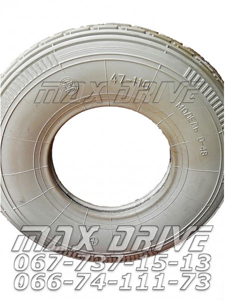 Покрышка для инвалидной коляски в размере 47-110 модель 0-48